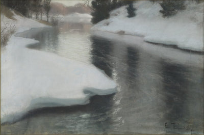 Frühlingsschmelze - Frits Thaulow