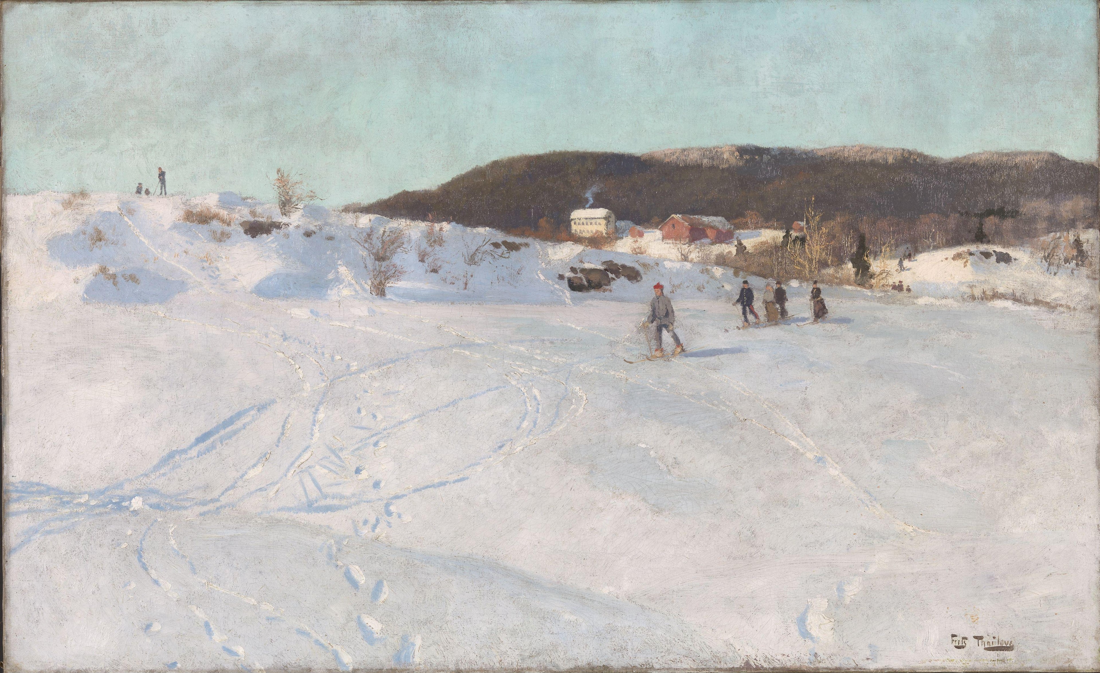 Hiver en Norvège - Frits Thaulow