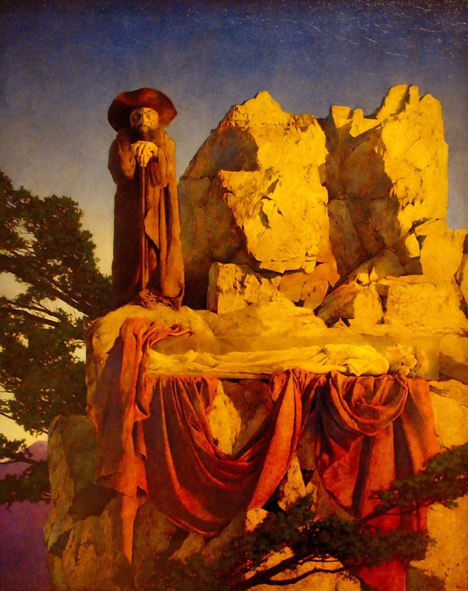 De l’histoire de Blanche-Neige - Maxfield Parrish - Alpha Reproduction