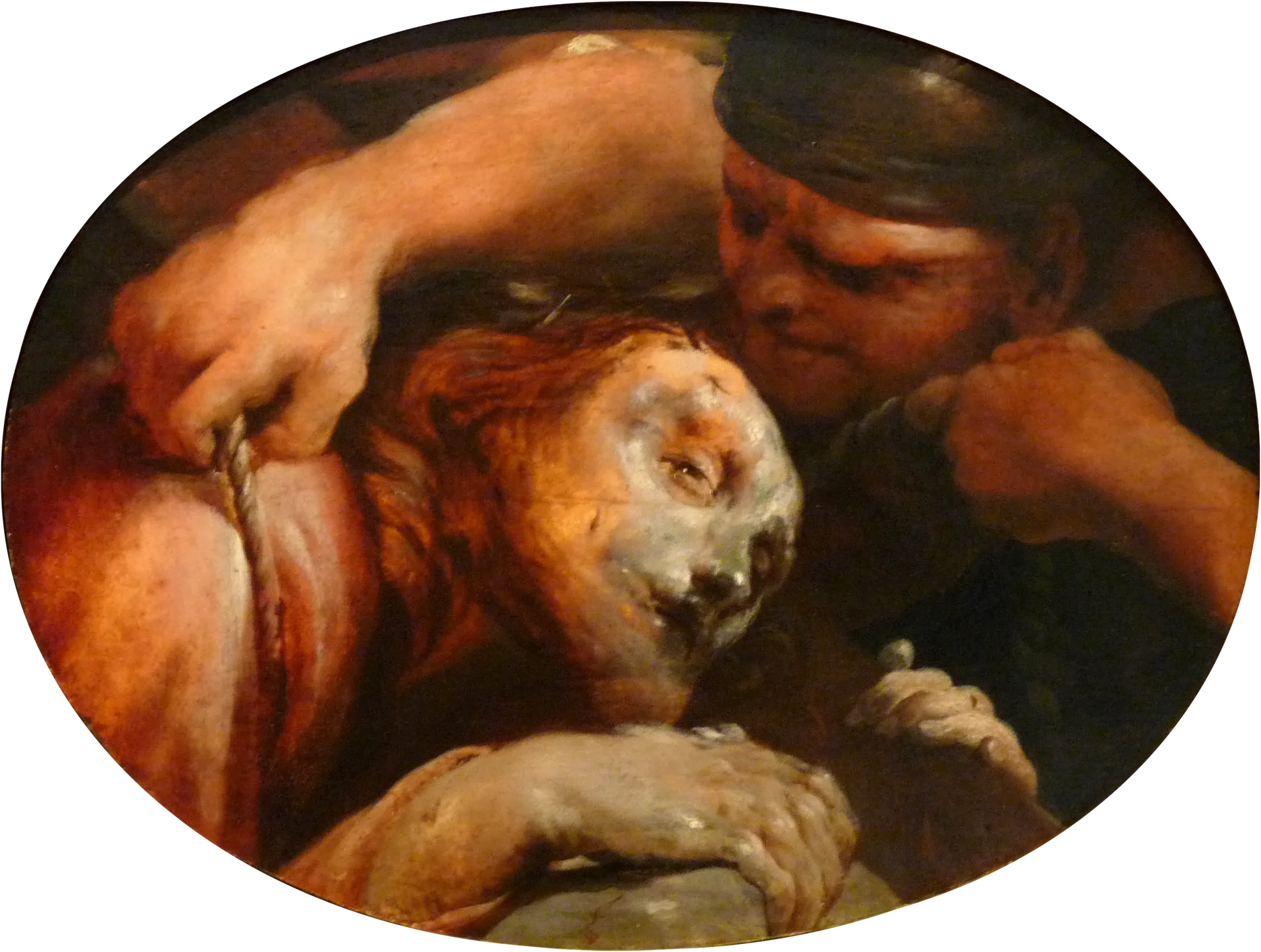 Le Christ tombé sous la croix - Giuseppe Maria Crespi image 1 reproduction de peinture à l’huile