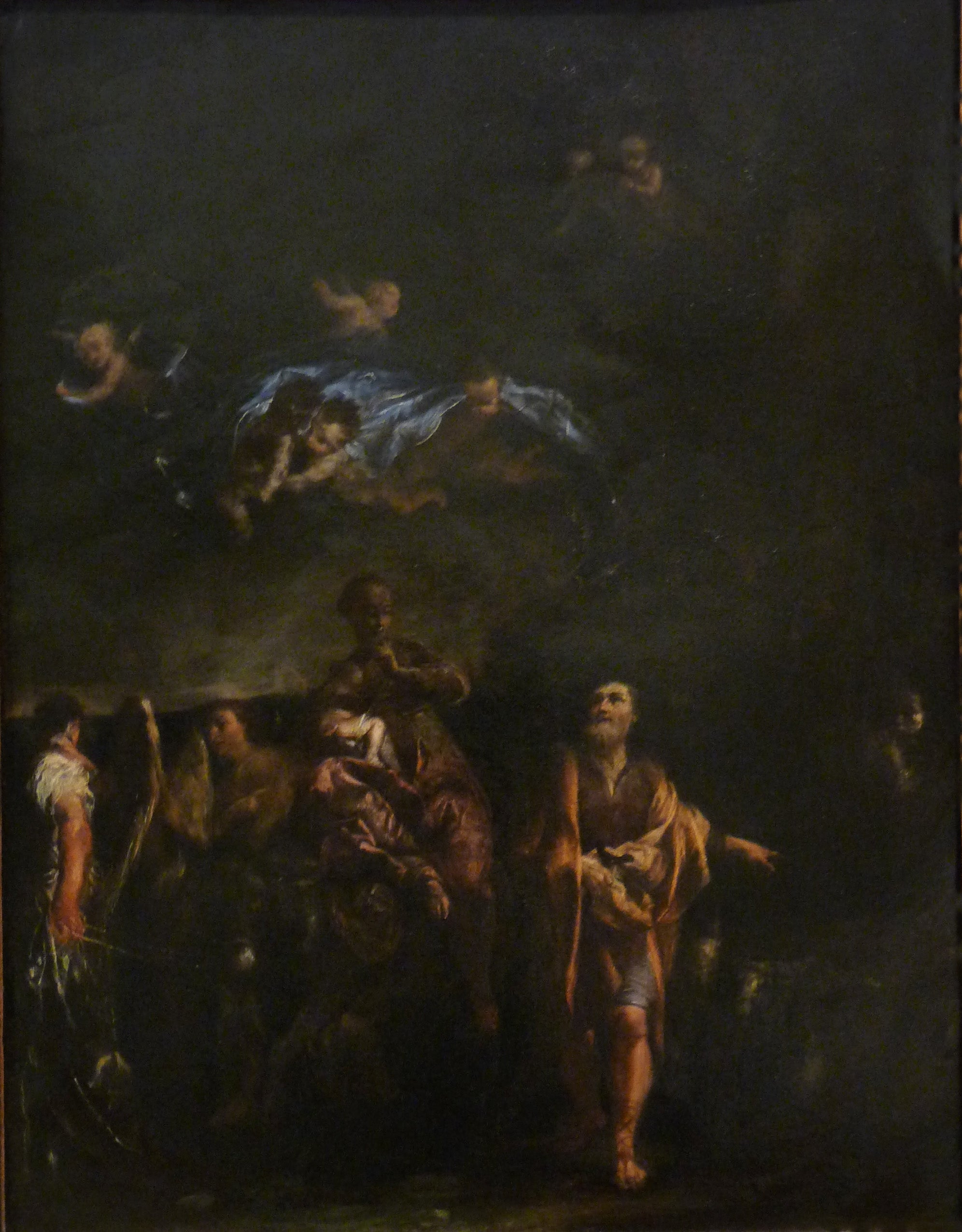 La Fuite en Égypte - Giuseppe Maria Crespi image 1 reproduction de peinture à l’huile