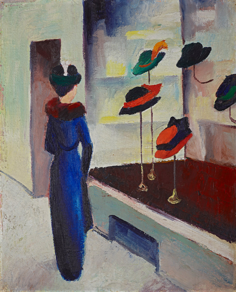 La Boutique de chapeaux - August Macke