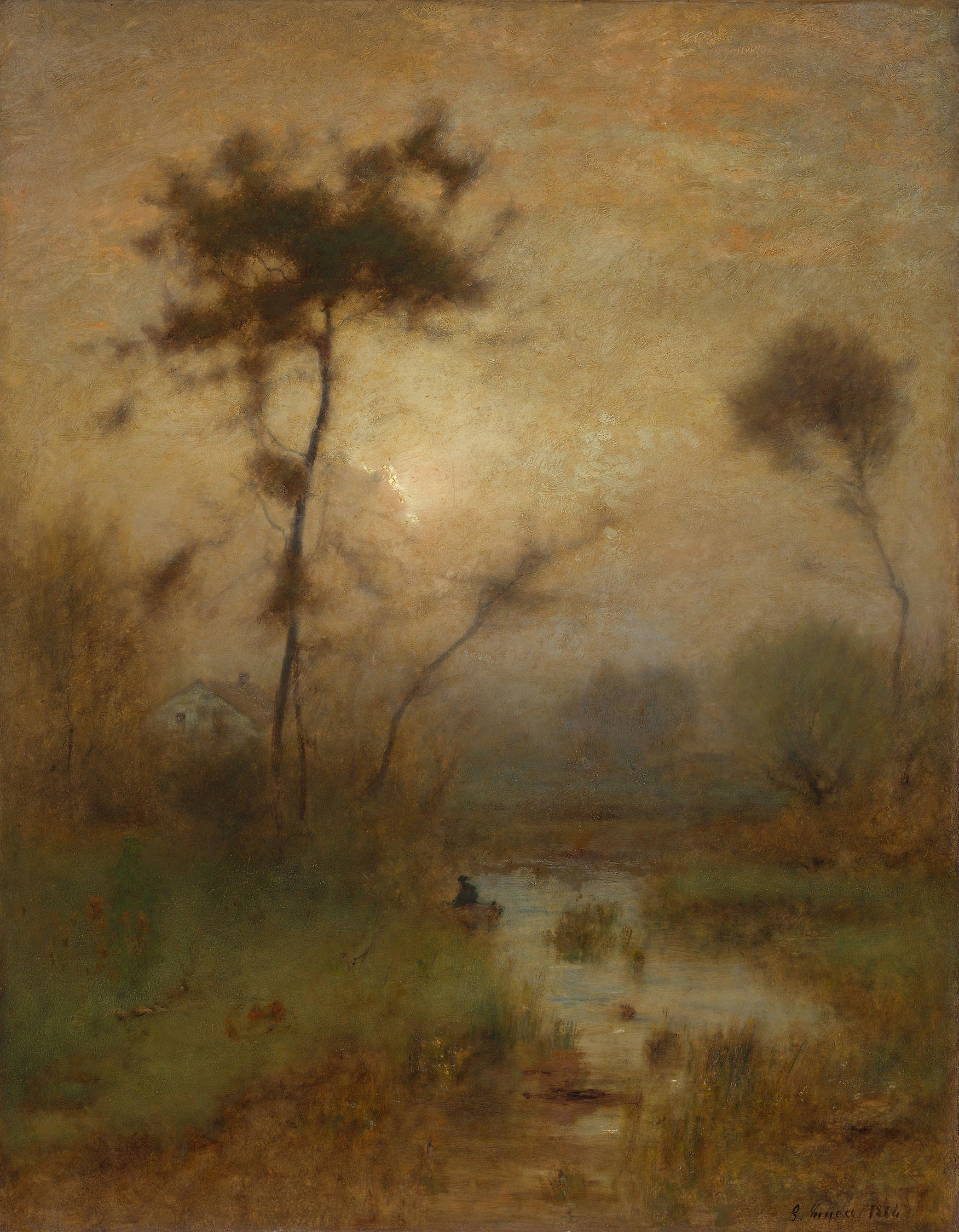Un matin d'argent - George Inness