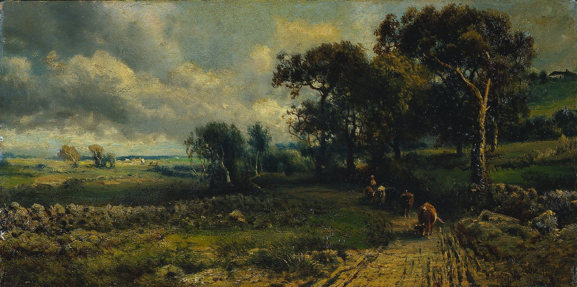 Nuages laineux - George Inness