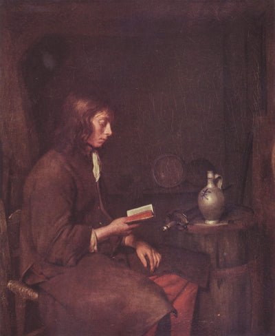 Jeune homme lisant - Gerard ter Borch