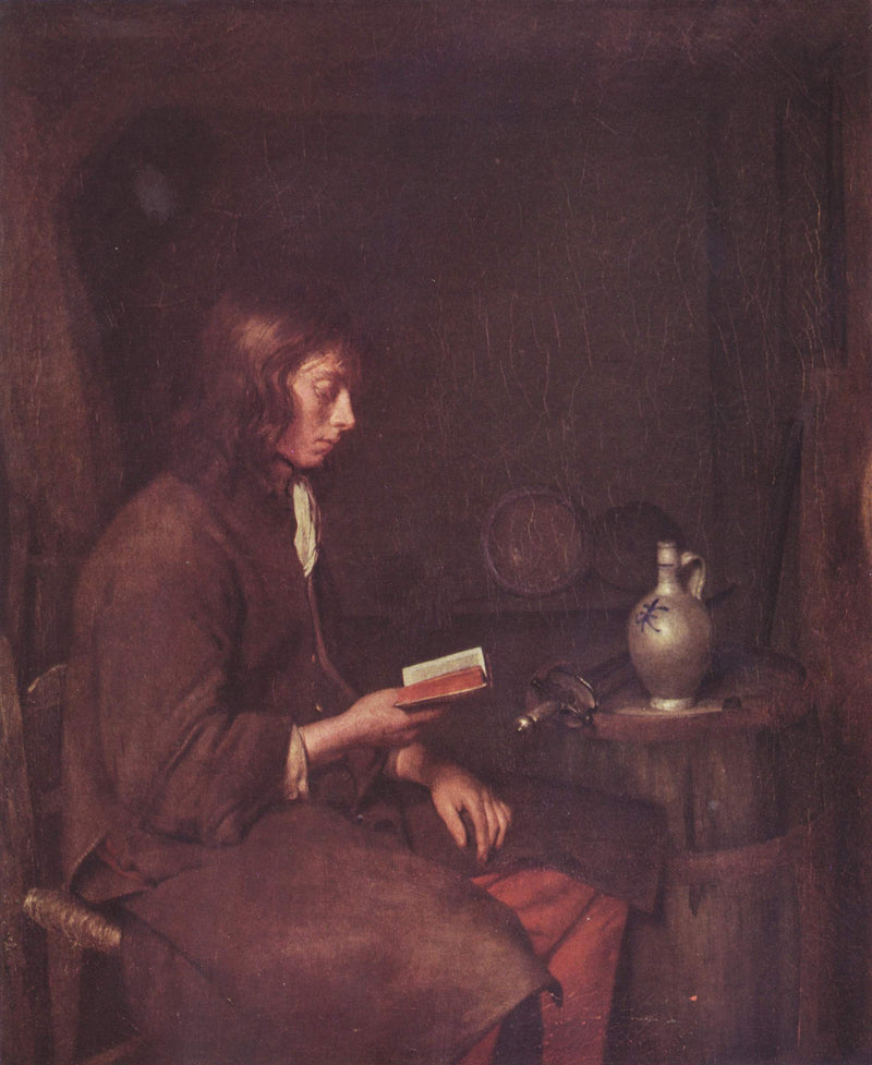 Jeune homme lisant - Gerard ter Borch