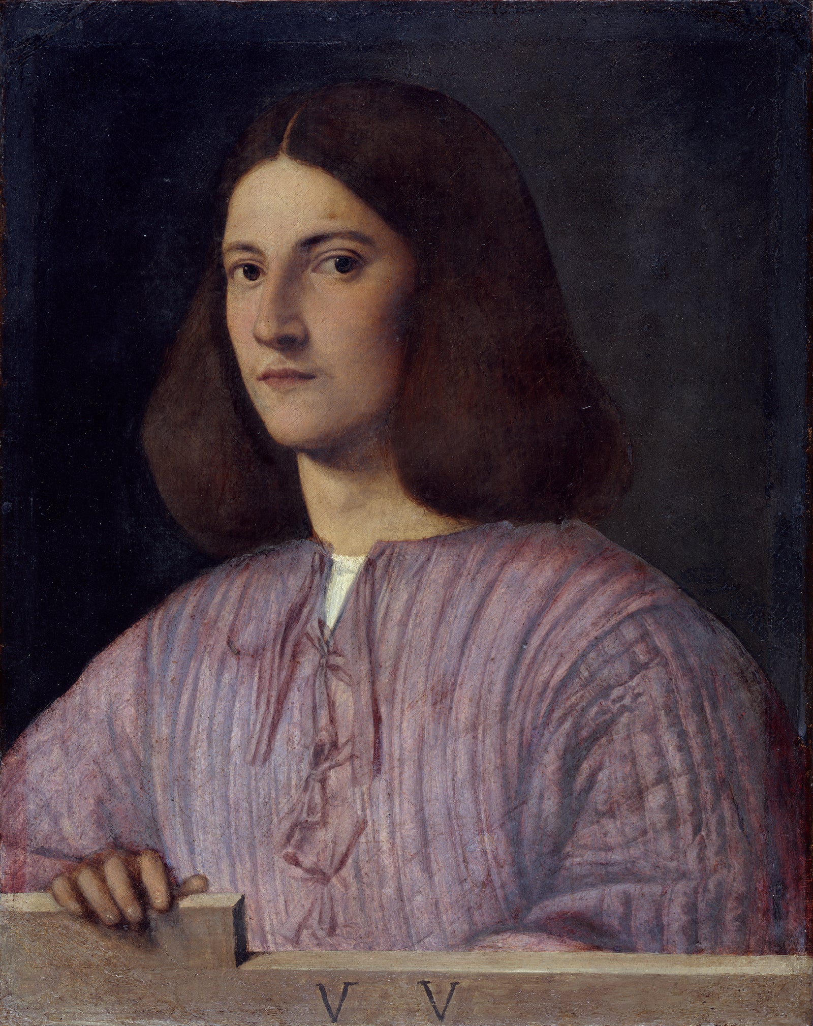 Portrait eines jungen Mannes - Titian
