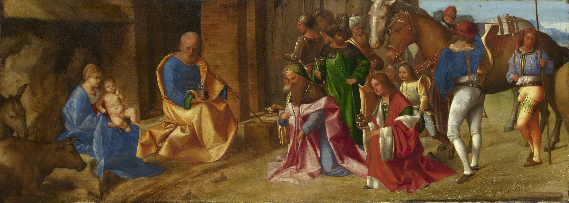 L’adoration des mages - Giorgione image 1 tableau peint à l’huile sur toile