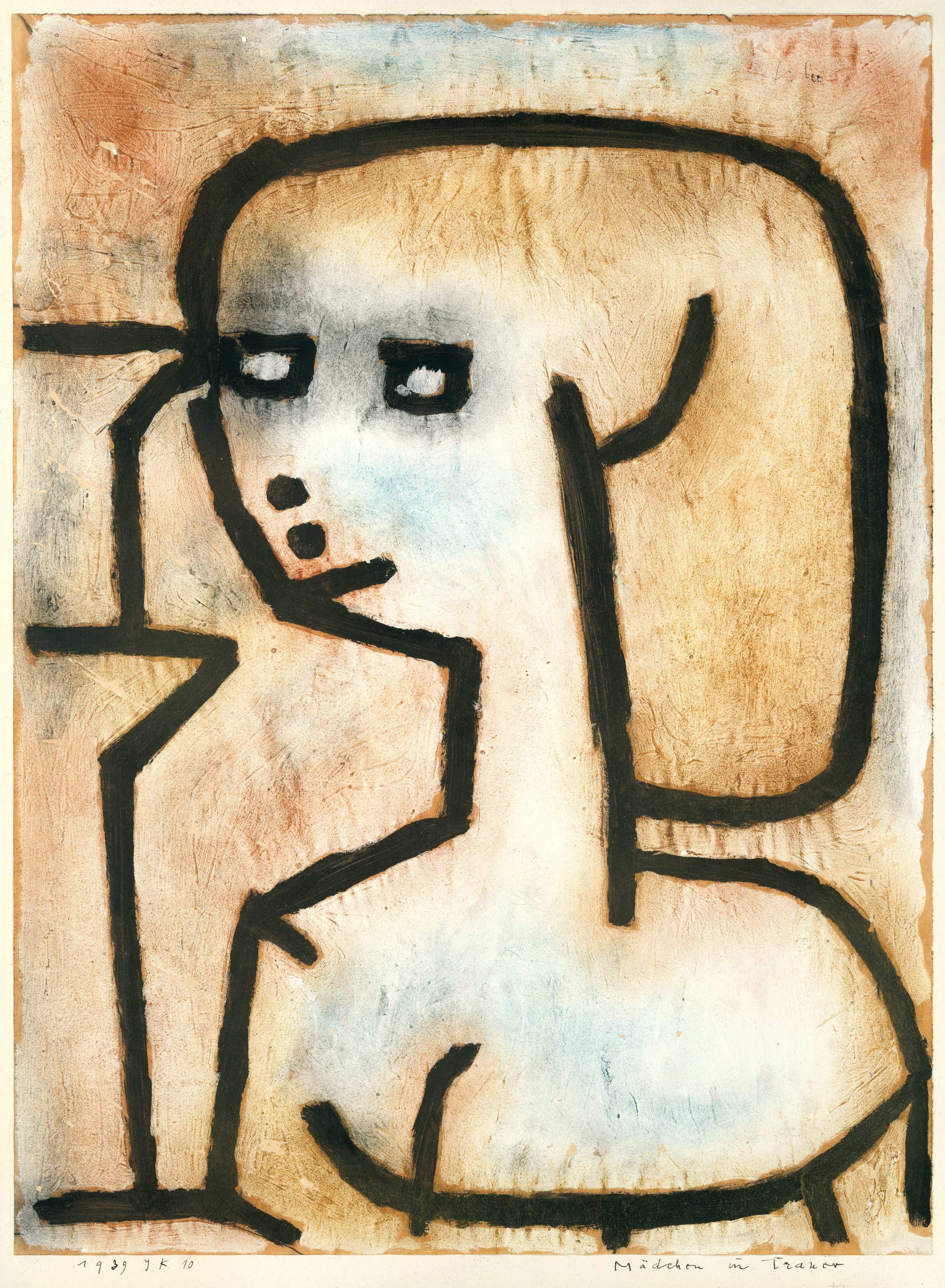 Fille en deuil - Paul Klee - Alpha Reproduction