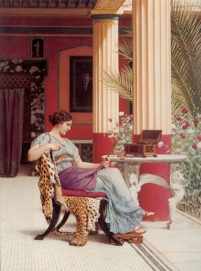 Das Schmuckkästchen - John William Godward