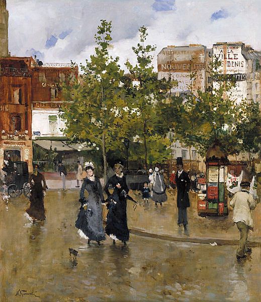 Elegante am Place Clichy - Norbert Gœneutte