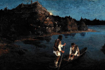 Messager. Le clan s'est révolté contre l'autre clan. - Nicolas Roerich