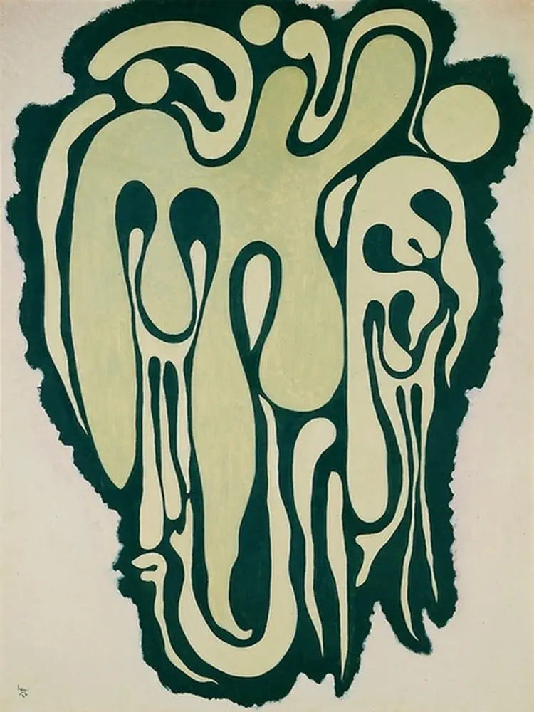 Grüne Figur - Vassily Kandinsky