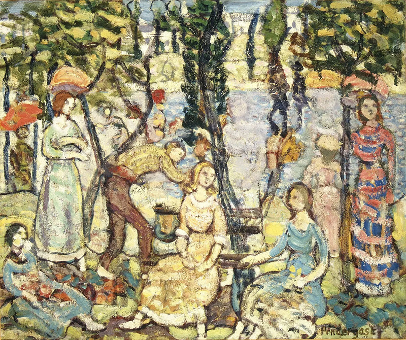 Gruppe von Figuren - Maurice Prendergast