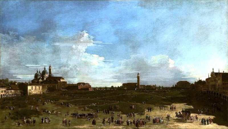 Blick auf den Prato de la Vallée in Padua - Francesco Guardi