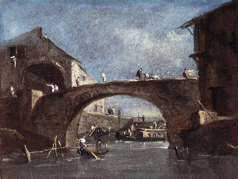 Dolo-Brücke - Francesco Guardi