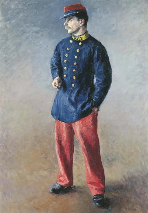 Ein Soldat - Gustave Caillebotte