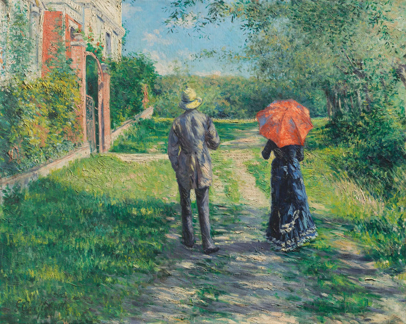 Aufsteigender Weg - Gustave Caillebotte