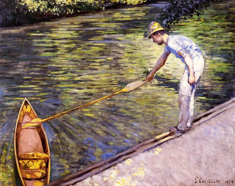 Ruderndes Boot auf dem Périssoire - Gustave Caillebotte