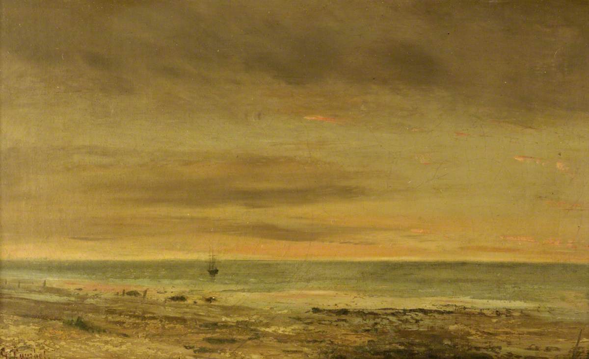 Seapiece à Honfleur - Gustave Courbet - Alpha Reproduction