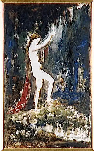 Diane beim Baden - Gustave Moreau