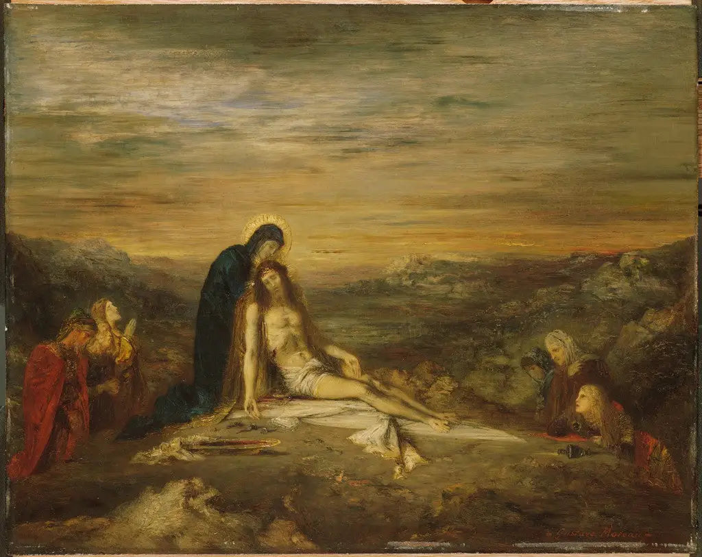 La Pietà - Gustave Moreau - Alpha Reproduction