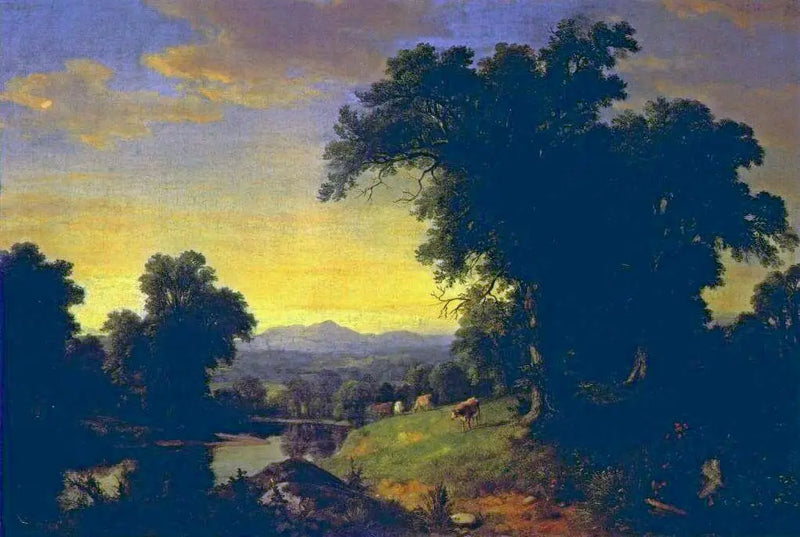 Eine ländliche Szene - Asher Brown Durand