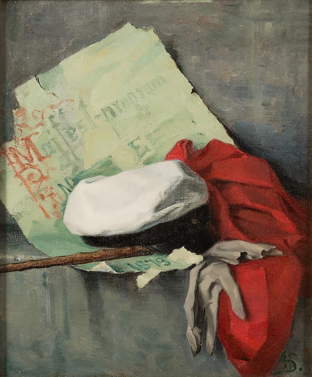 Student cap (after the party) (1879) - Helene Schjerfbeck