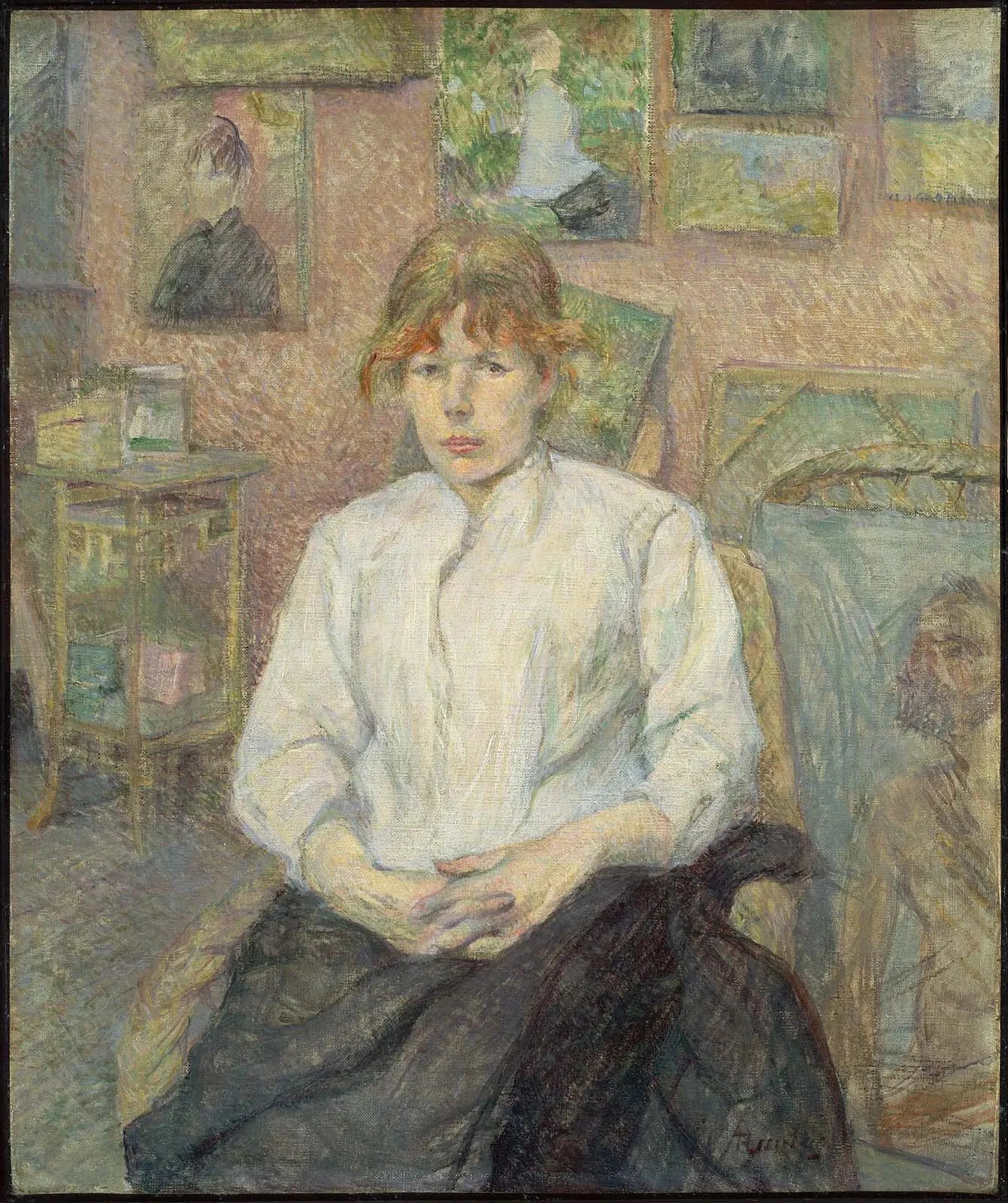Reproduction du tableau « Carmen Gaudin dans l'atelier de l'artiste - Henri de Toulouse-Lautrec » par Alpha Reproduction en peinture à l’huile