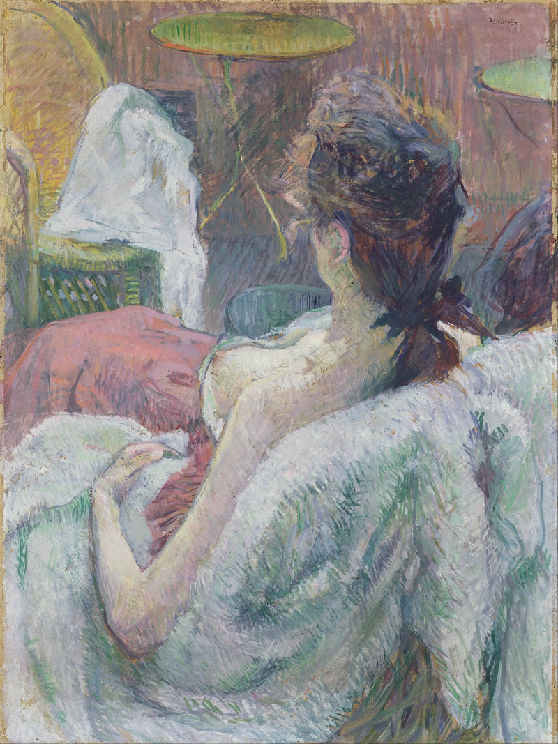 Das Modell in Ruhe - Henri de Toulouse-Lautrec