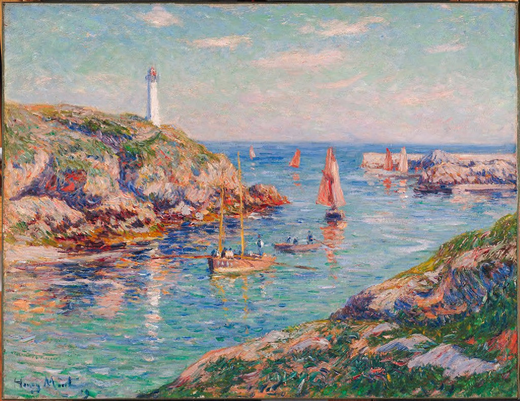 Le port de Douvelan - Henry Moret - Alpha Reproduction