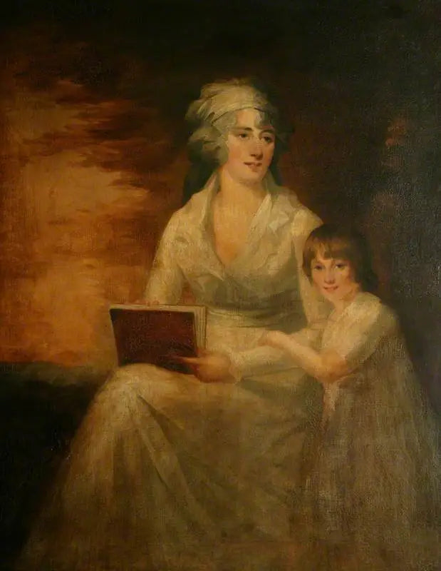 Mme Shafto Clarke et sa fille - Henry Raeburn - Alpha Reproduction