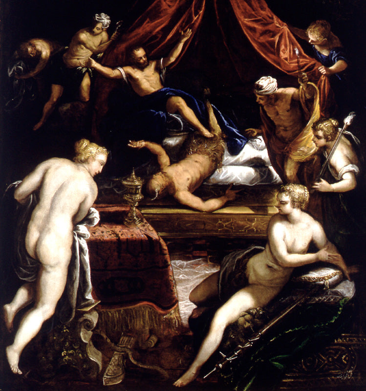 Hercules jagt den Faun - Jacopo Tintoretto