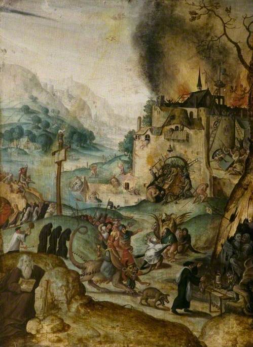 Die Versuchung des heiligen Antonius - Hieronymus Bosch