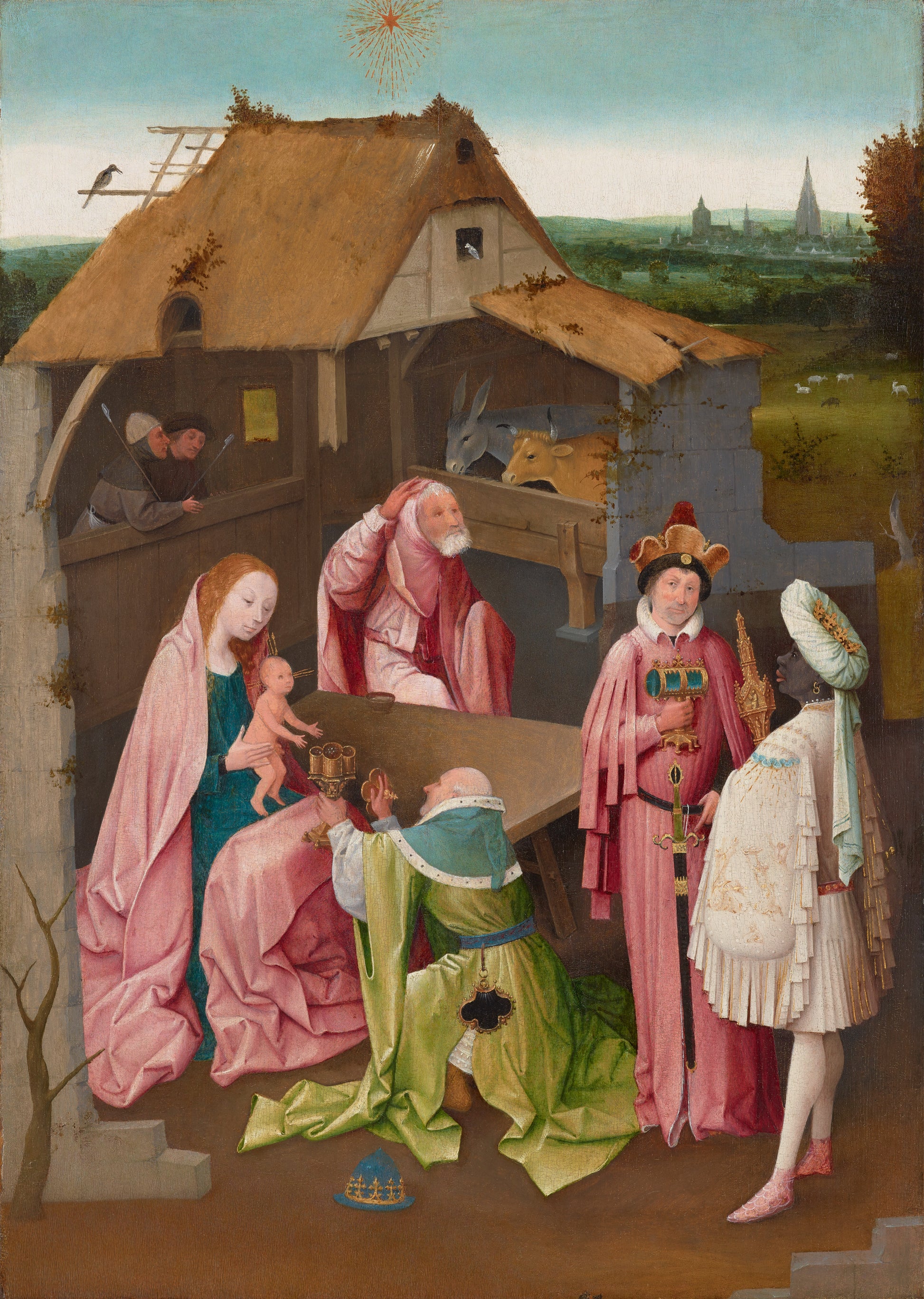 Die Anbetung der Magier - Hieronymus Bosch