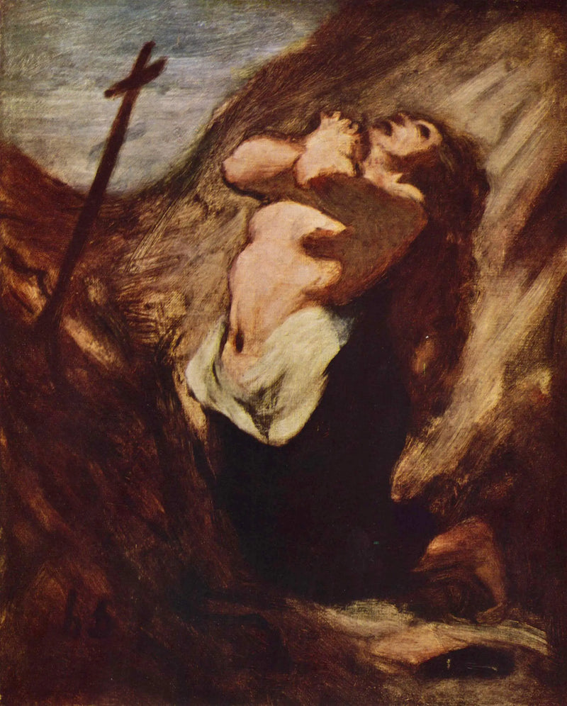Die betende Madeleine - Honoré Daumier