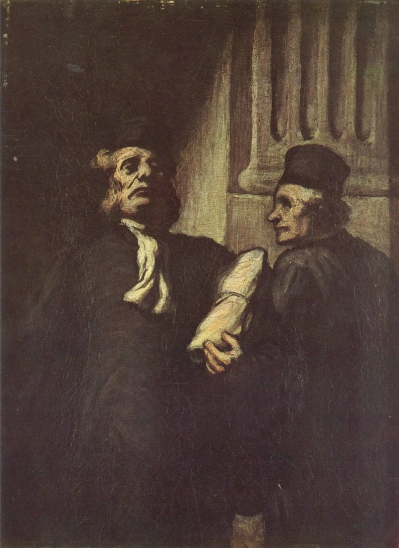 Zwei Anwälte - Honoré Daumier