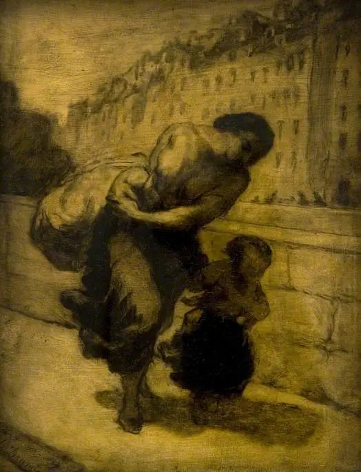 Le fardeau - Honoré Daumier - Alpha Reproduction