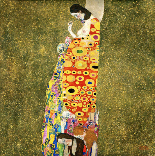 🌺 Hoffnung II – Gustav Klimt (1907-1908)