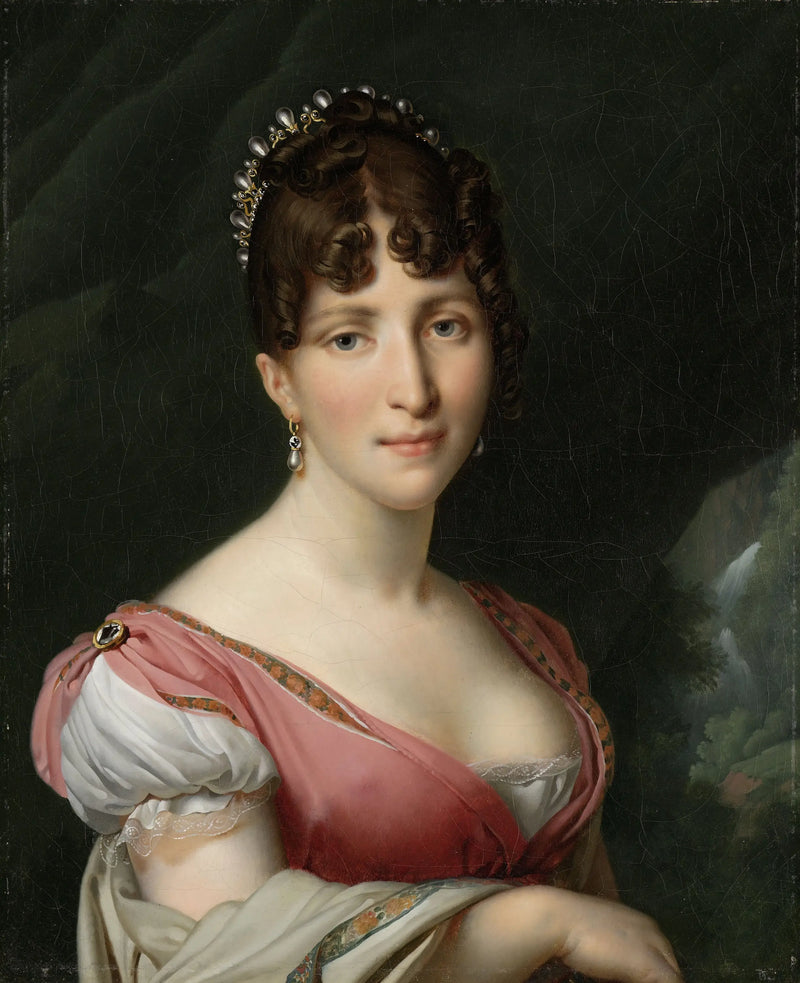 Portrait von Hortense de Beauharnais, Königin von Holland - Anne-Louis Girodet