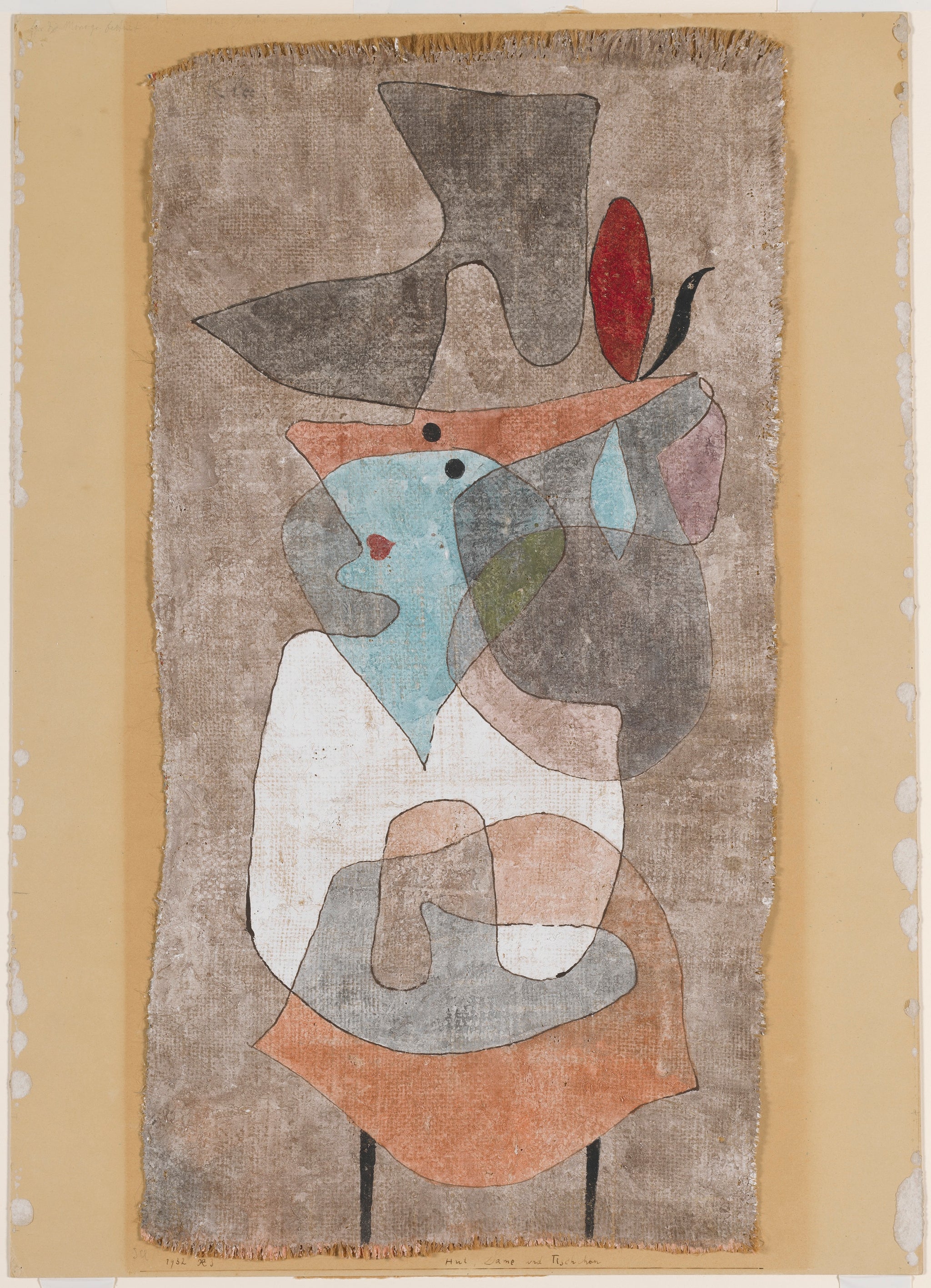 Hat, Lady and Little Table — Paul Klee