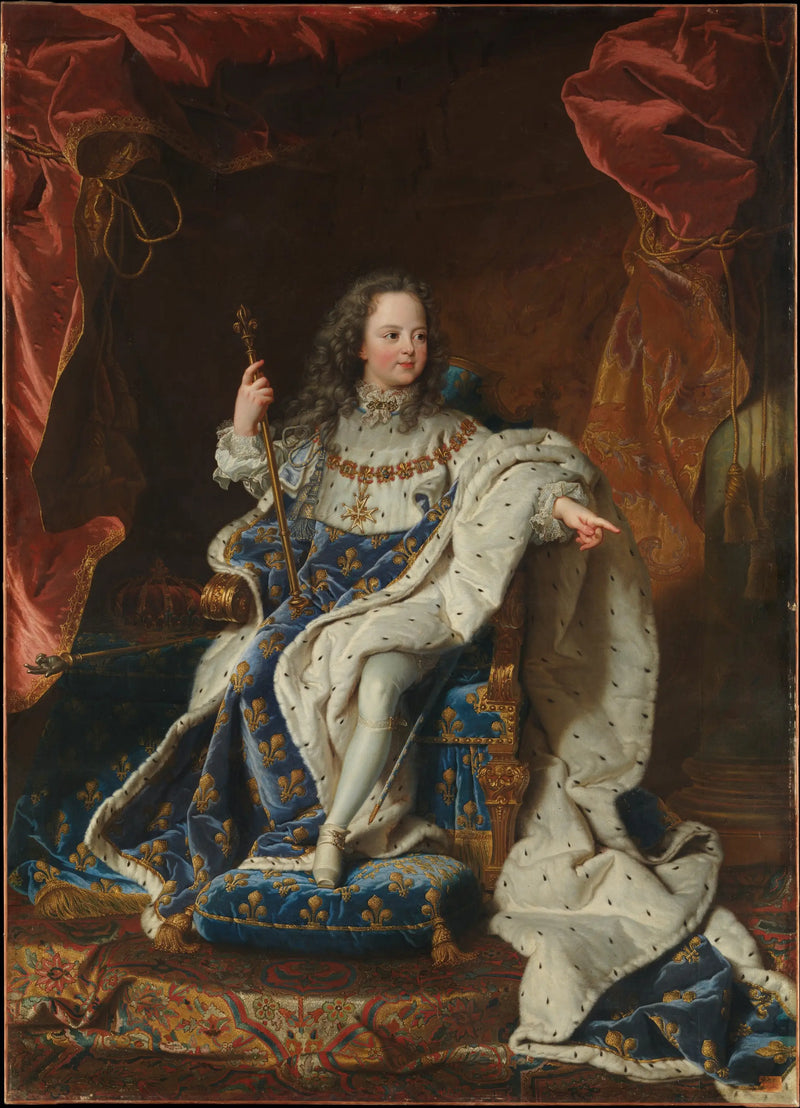 Louis XV von Frankreich, Kind - Hyacinthe Rigaud