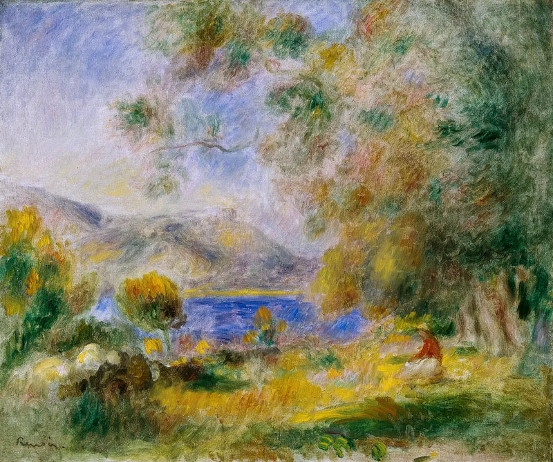 In der Nähe von Cagnes - Pierre-Auguste Renoir