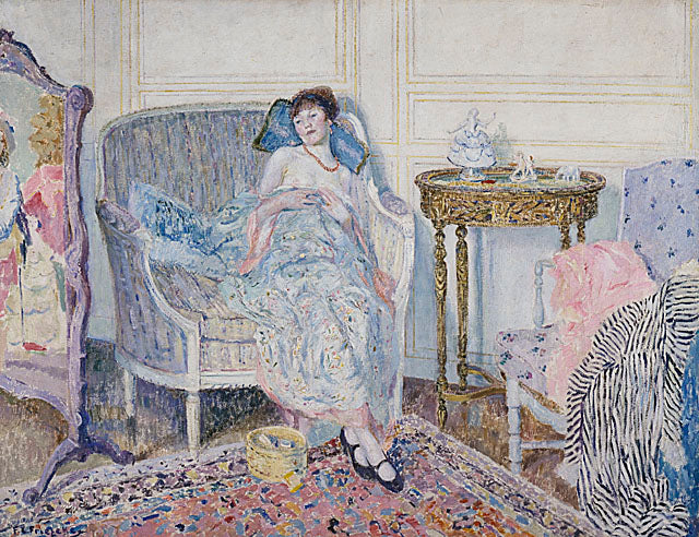 Im Boudoir - Frederick Carl Frieseke