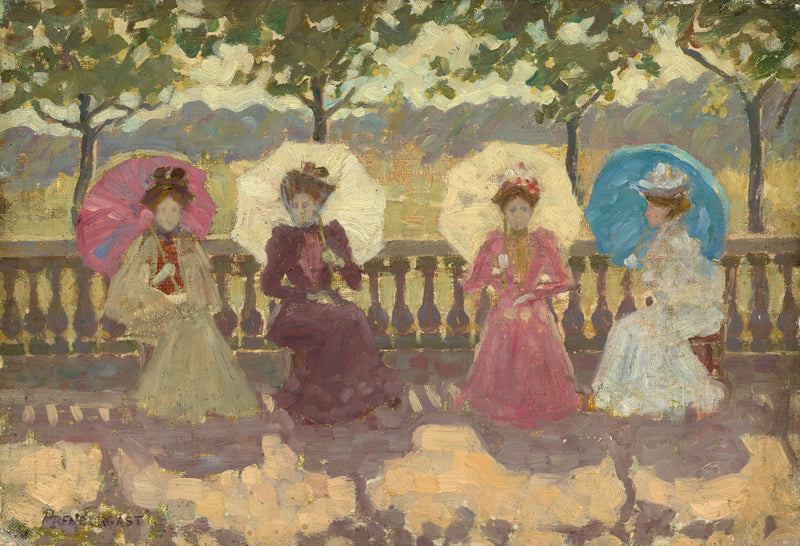 Im Park, Paris - Maurice Prendergast