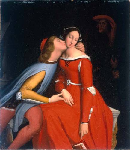 Paolo und Francesca - Jean-Auguste-Dominique Ingres