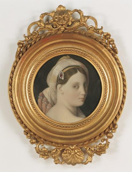 Tête de la Grande Odalisque - Jean-Auguste-Dominique Ingres - Alpha Reproduction