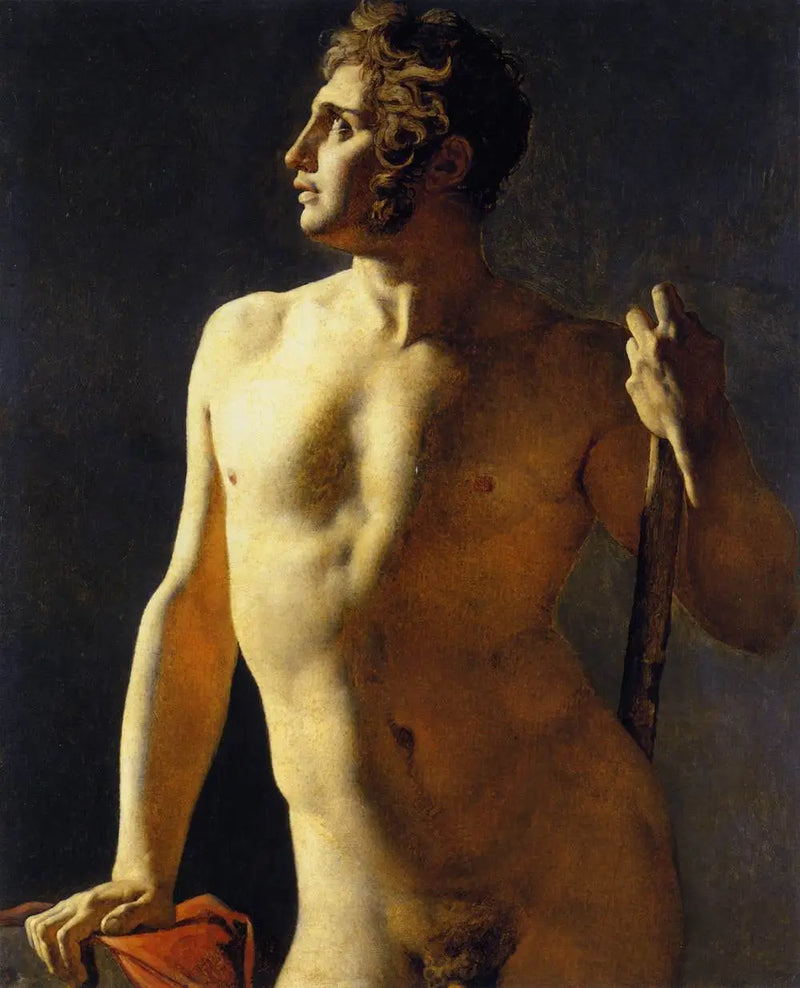 Torso oder Halbfigur gemalt - Jean-Auguste-Dominique Ingres