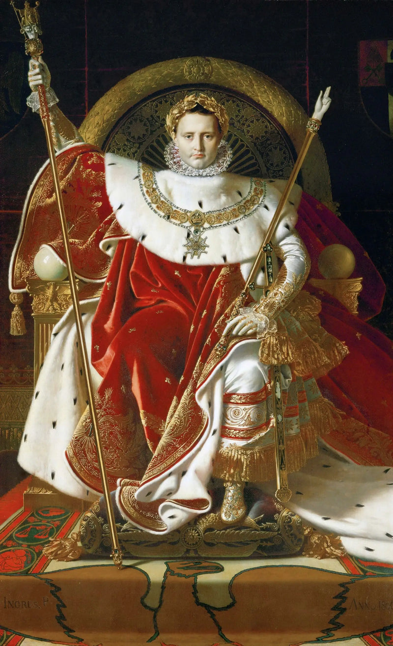 Napoleon I. auf dem Kaiserthron - Jean-Auguste-Dominique Ingres
