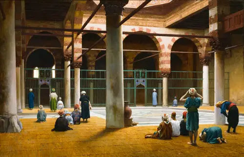 Innenraum einer Moschee - Jean-Léon Gérôme